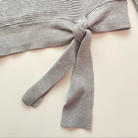 Simply Vera Vera Wang Women’s Side-Tie Ribbed Turtleneck Fall Winter Sweater - Picture 8 of 9